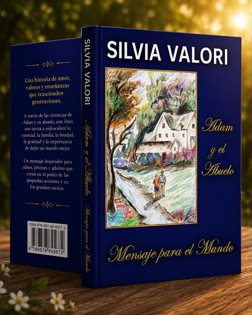Libro Adam y el Abuelo – Mensaje para el Mundo, de Silvia Valori